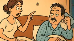 Banc: Ioane, avem o ploșniță pe perete